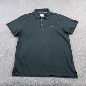 Rag and Bone Polo Shirt Mens Large‎ Grey Standard Issue Collared Preppy